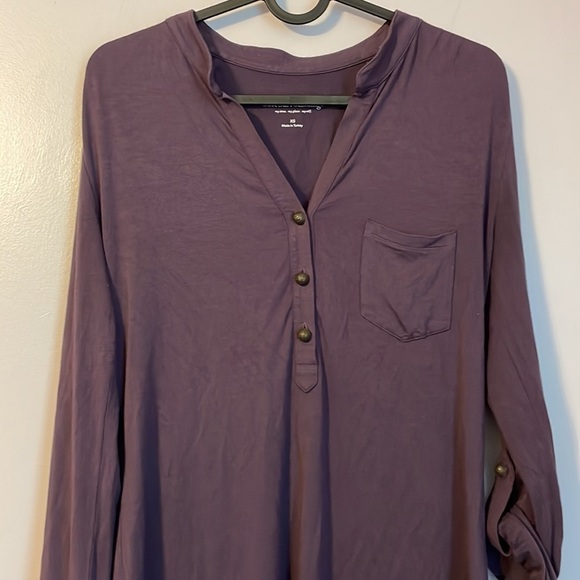Soft Surroundings Purple Long Sleeve Tunic Top size XS - Picture 3 of 15